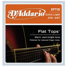 D'Addario 10/47 Flat Tops Phosphor Bronze