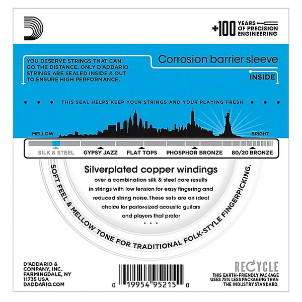 D'Addario 11/47 12 corde Silk&Steel