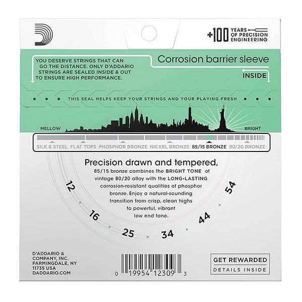 D'Addario 12/54 85/15 Bronze