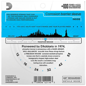D'Addario 12/53 Phosphor Bronze 3 sets