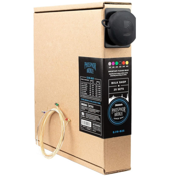 D'Addario 12/53 Phosphor Bronze 25 set bulk box