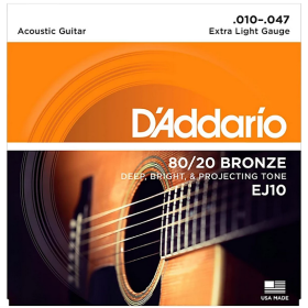 D'Addario 10/47 EJ10 Bronze 3 sets