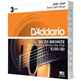 D'Addario 10/47 EJ10 Bronze 3 sets