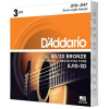 D'Addario 10/47 EJ10 Bronze 3 sets