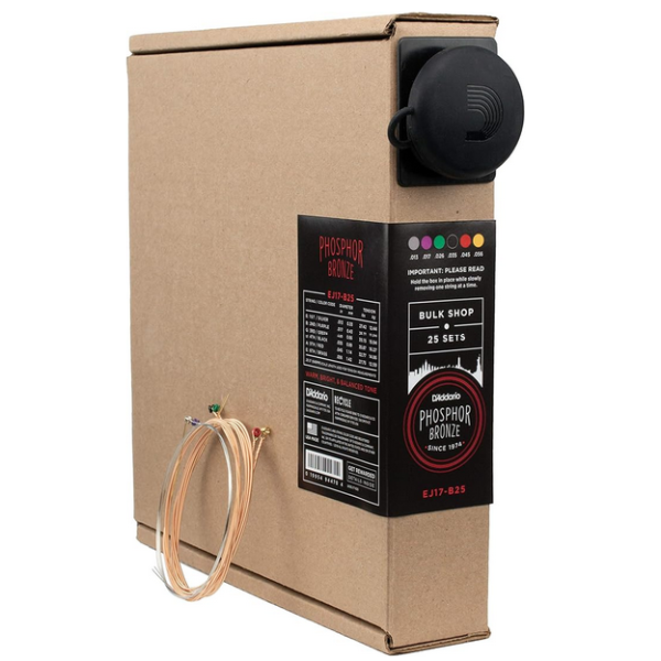 D'Addario 13/56 Phosphor Bronze 25 set bulk box