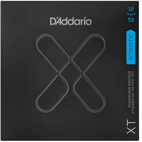 D'Addario 12/53 XT Phosphor Bronze coated 25 set bulk box