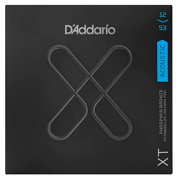 D'Addario 12/53 XT Phosphor Bronze coated 25 set bulk box