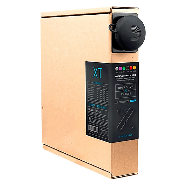 D'Addario 12/53 XT Phosphor Bronze coated 25 set bulk box