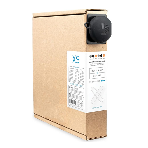 D'Addario 12/53 XS Phosphor Bronze coated 25 set bulk box