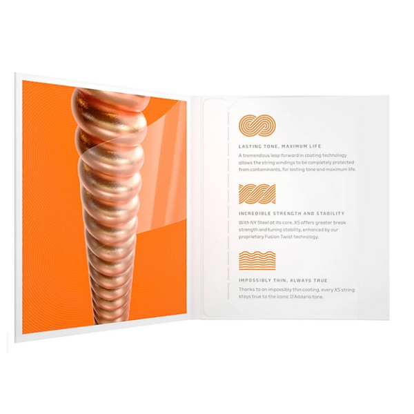 D'Addario 10/47 XS Phosphor Bronze coated 3 pack