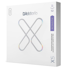 D'Addario 11/52 XS Phosphor Bronze coated 3 pack