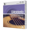 D'Addario 11/52 EJ26 Phosphor Bronze 3 sets