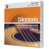 D'Addario 10/47 Phosphor Bronze 3 sets