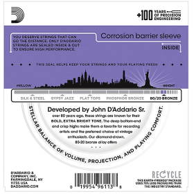 D'Addario 11/52 EJ13 Bronze 3 sets