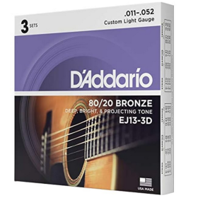 D'Addario 11/52 EJ13 Bronze 3 sets