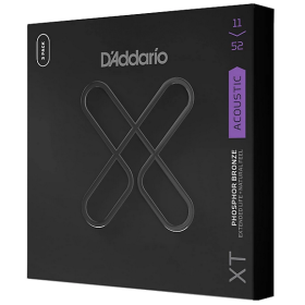 D'Addario 11/52 XT Phosphor Bronze coated 3 pack