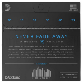 D'Addario 12/53 XT Phosphor Bronze coated 3 pack