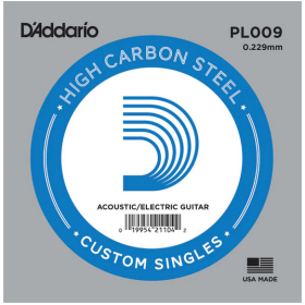 D'Addario 009 PL Plain Steel