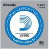 D'Addario 009 PL Plain Steel