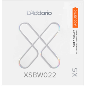 D'Addario 022 XS Bronze 80/20 coated