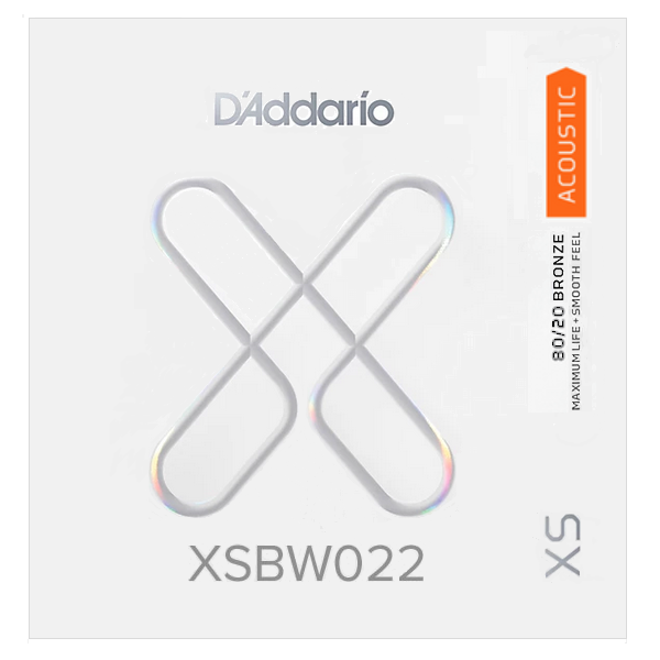 D'Addario 022 XS Bronze 80/20 coated