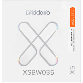 D'Addario 035 XS Bronze 80/20 coated