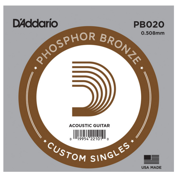 D'Addario 020 Phosphor Bronze wound