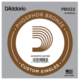 D'Addario 022 Phosphor Bronze wound
