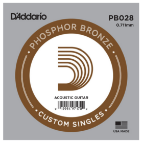 D'Addario 028 Phosphor Bronze wound