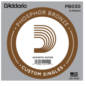 D'Addario 030 Phosphor Bronze wound