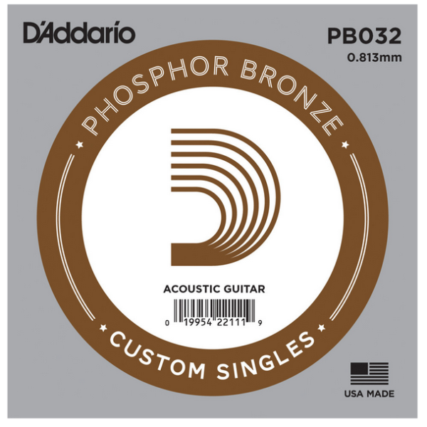 D'Addario 032 Phosphor Bronze wound