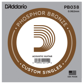 D'Addario 038 Phosphor Bronze wound