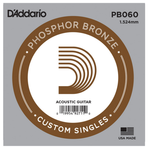 D'Addario 060 Phosphor Bronze wound