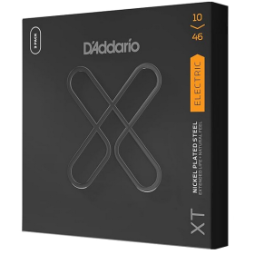 D'Addario 10/46 XT Nickel Plated Steel coated 3 pack