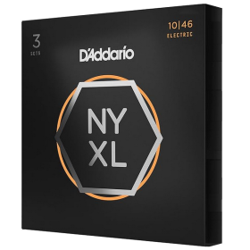 D'Addario 10/46 NYXL Nickel Plated Steel 3 sets