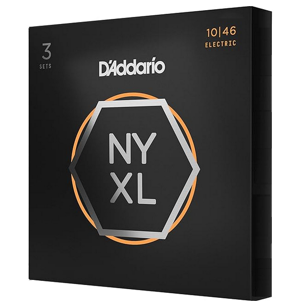 D'Addario 10/46 NYXL Nickel Plated Steel 3 sets