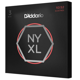 D'Addario 10/52 NYXL Nickel Plated Steel 3 sets