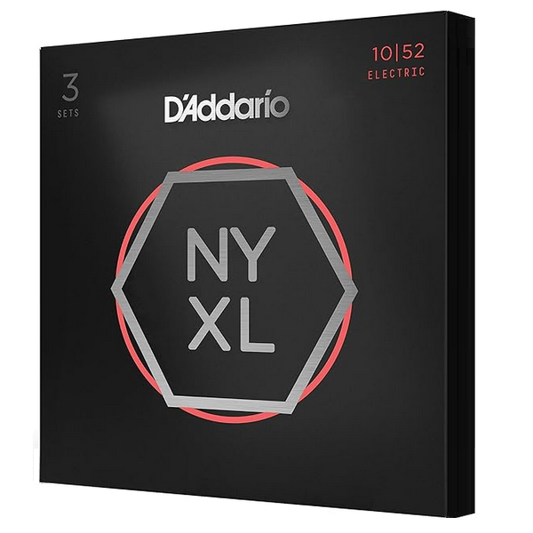 D'Addario 10/52 NYXL Nickel Plated Steel 3 sets