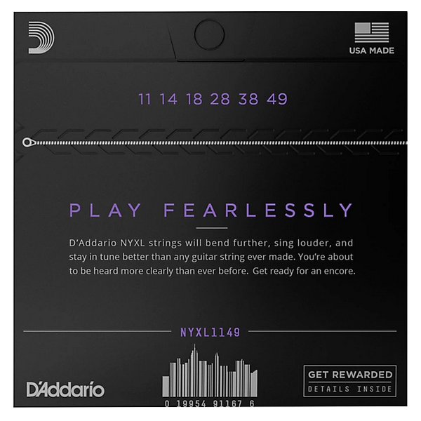 D'Addario 11/49 NYXL Nickel Plated Steel 3 sets