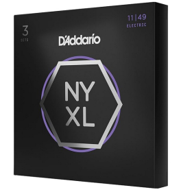 D'Addario 11/49 NYXL Nickel Plated Steel 3 sets