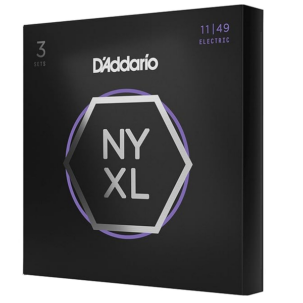 D'Addario 11/49 NYXL Nickel Plated Steel 3 sets
