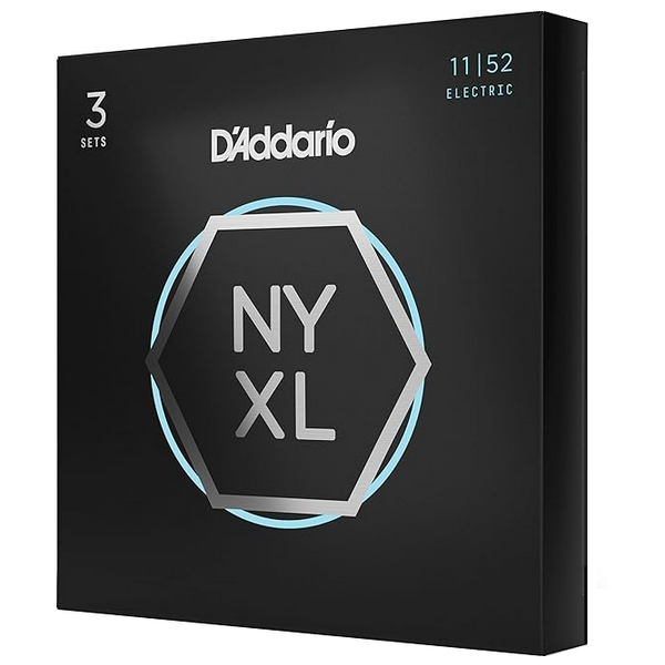 D'Addario 11/52 NYXL Nickel Plated Steel 3 sets