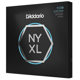 D'Addario 11/38 NYXL E9 Nickel Plated Pedal Steel
