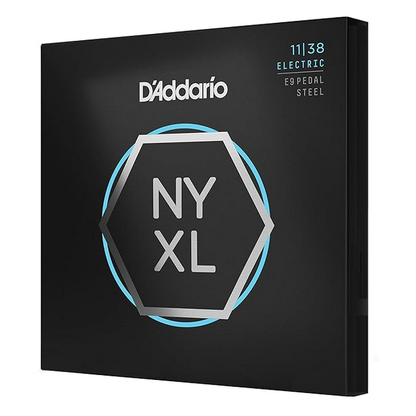 D'Addario 11/38 NYXL E9 Nickel Plated Pedal Steel