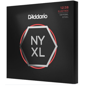 D'Addario 12/38 NYXL E9 Nickel Plated Pedal Steel