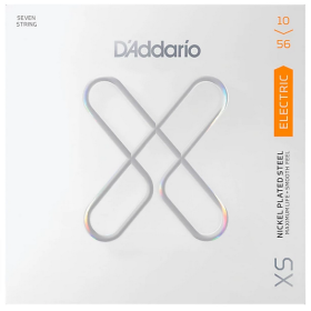 D'Addario 10/56 XS 7 corde Nickel Plated Steel coated