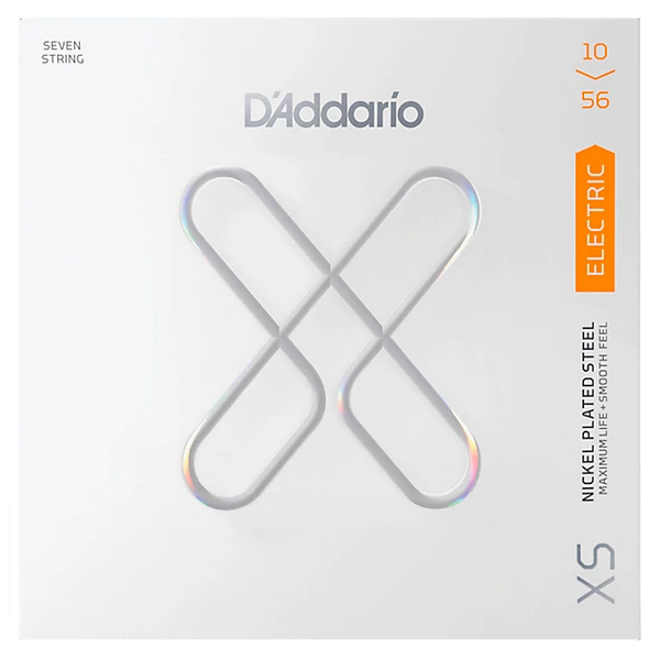 D'Addario 10/56 XS 7 corde Nickel Plated Steel coated