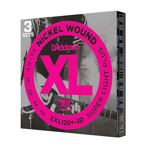 D'Addario 9.5/44 XL Nickel wound 3 sets