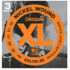 D'Addario 10/46 XL Nickel wound 3 sets