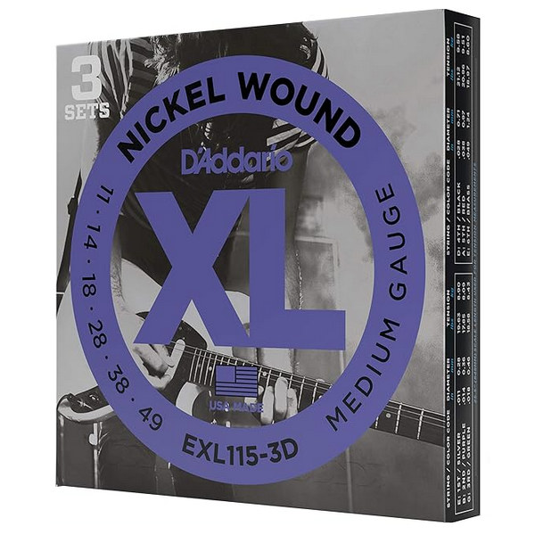 D'Addario 11/49 XL Nickel wound 3 sets